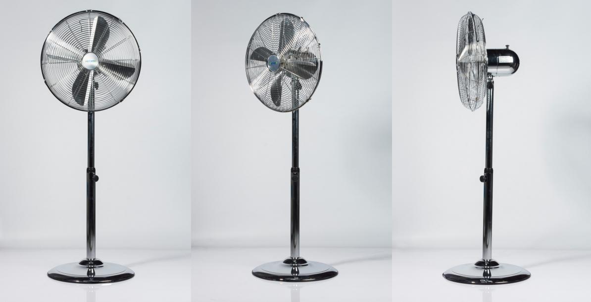 BODENVENTILATOR 40 cm CHROM