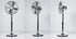 BODENVENTILATOR 40 cm CHROM