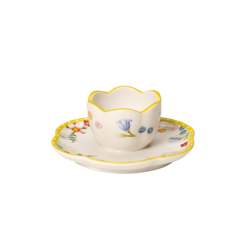 VILLEROY & BOCH Eierbecher mit Untertasse Spring Awakening
