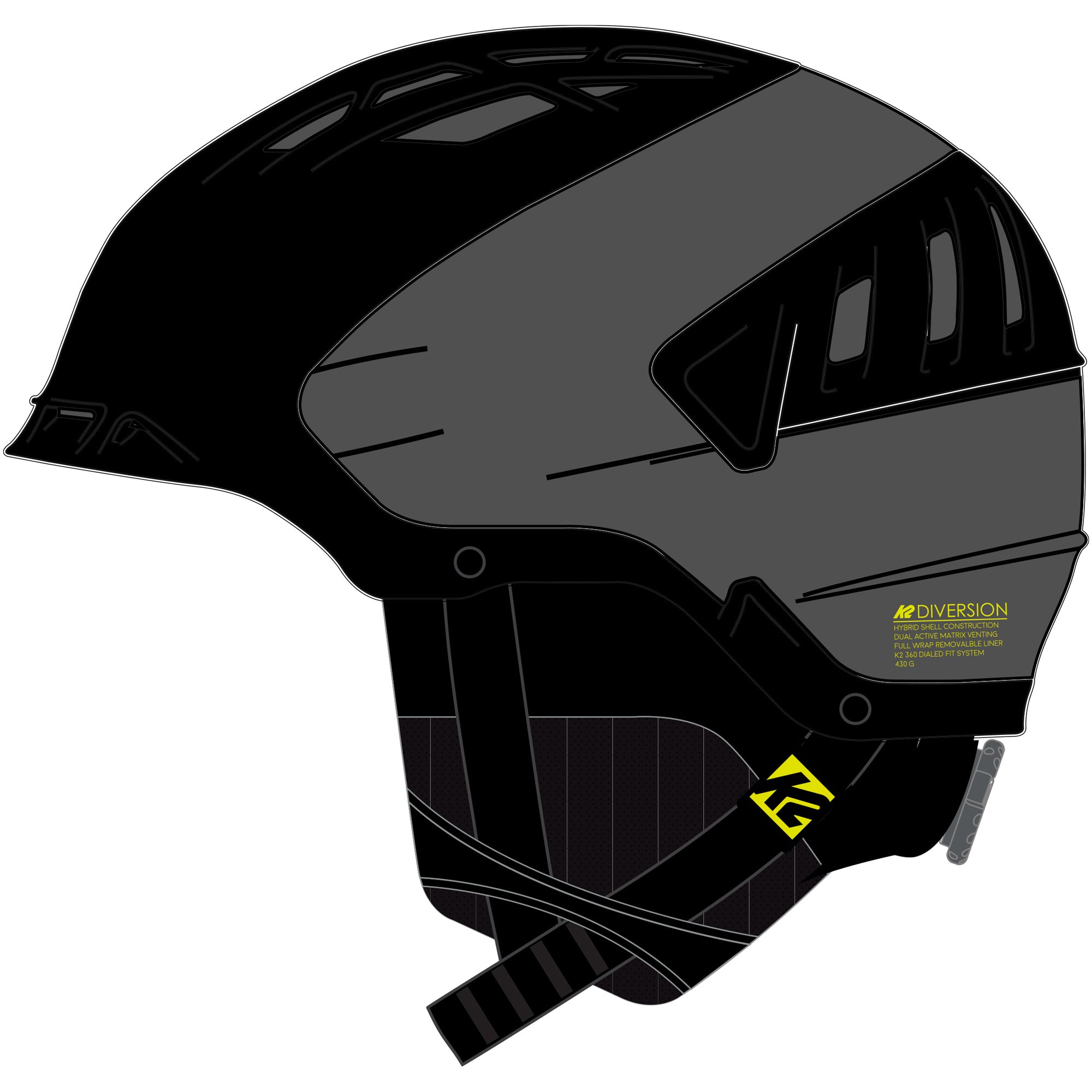 K2  - DIVERSION Rotguss/Schwarz