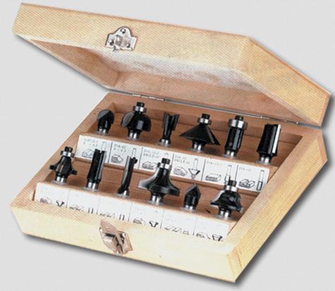 JOBI HOLZSCHNEIDER-SET 12-tlg. SCHAFT 8mm