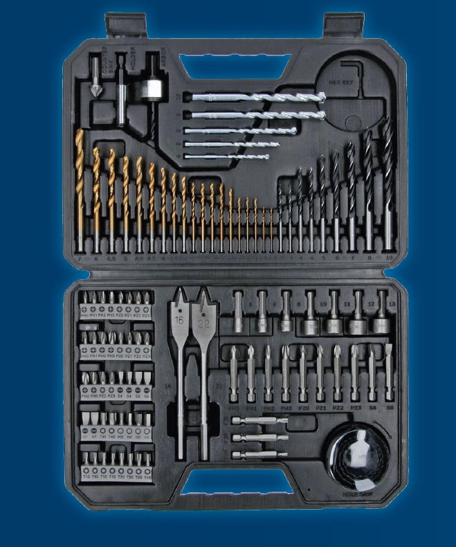 BOSCH GEMISCHTES SET 103-tlg. Dose BLAU