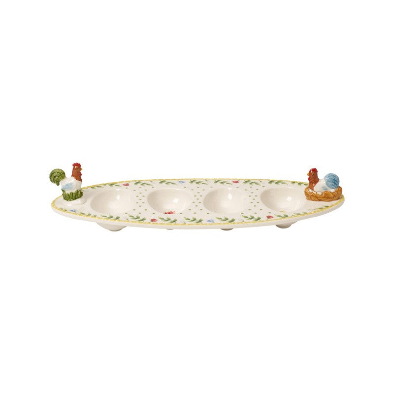VILLEROY & BOCH Eierteller Hahn & Henne Spring Awakening