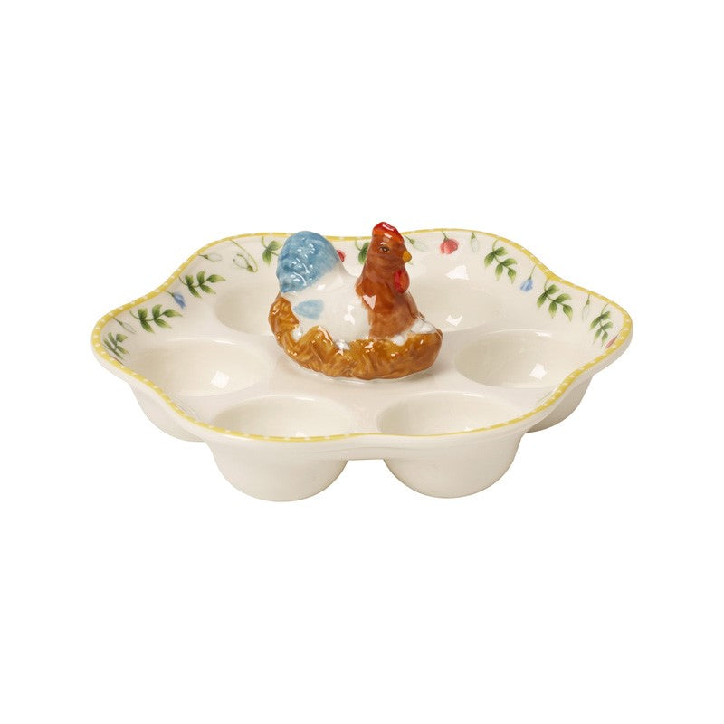 VILLEROY & BOCH Eierteller Hahn & Henne Spring Awakening