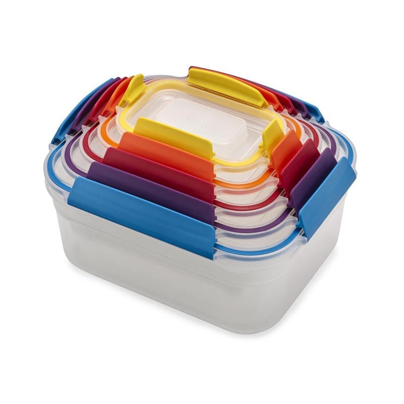 JOSEPH JOSEPH 5-teiliges Aufbewahrungsbehälter Set Nest Lock Bunt