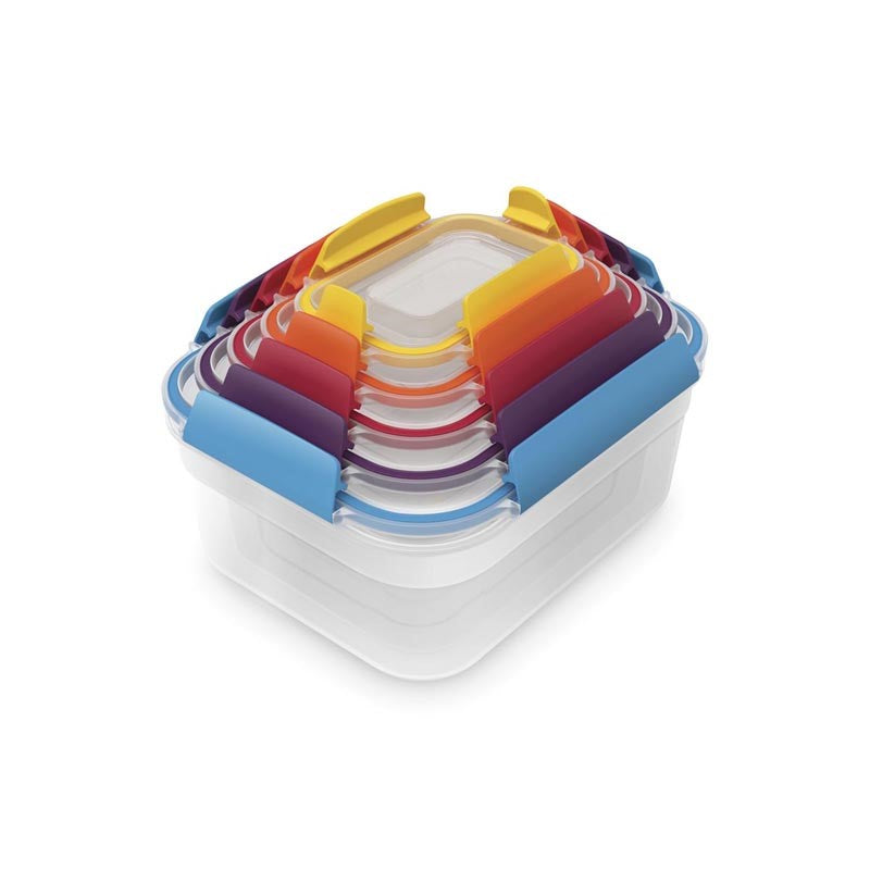 JOSEPH JOSEPH 5-teiliges Aufbewahrungsbehälter Set Nest Lock Bunt