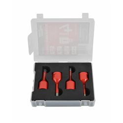 AWTOOLS SET KERAMIKKRONEN, 5-tlg. (2x6mm, 8, 10, mm) IN EINER TROCKENEN ARBEITSBOX MIT WACHS