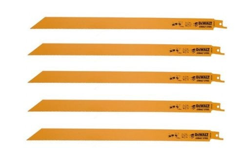 DEWALT RECIMER-SÄGEBLATT 305 mm/UNIVERSAL. HERGESTELLT AUS CBALT-STAHL 1,8–2,5 mm