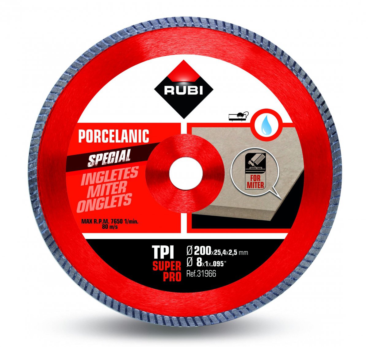RUBI-DIAM-SCHILD. TPI 250 SUPERPRO