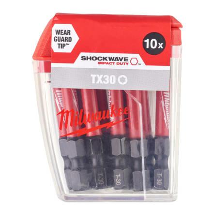 MILWAUKEE TIP T30 x 50mm/ 10 Stk. ShW