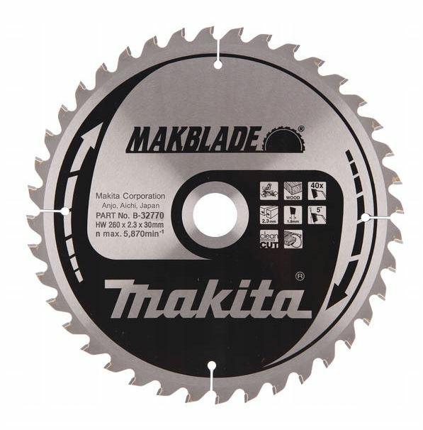 MAKITA KREISSÄGE 260x30x40z MAKBLADE HOLZ