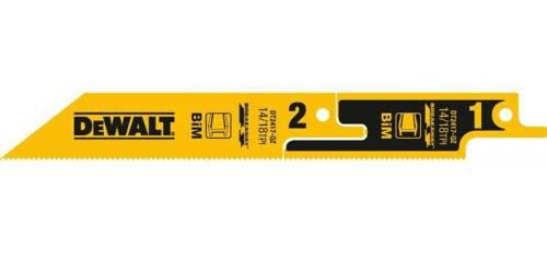 DEWALT SÄBELKANTE. 152x1,4-1,8mm /5Stk. METALL
