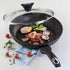 TIROSS Marmorbratpfanne mit Deckel 28 cm TS-1256P