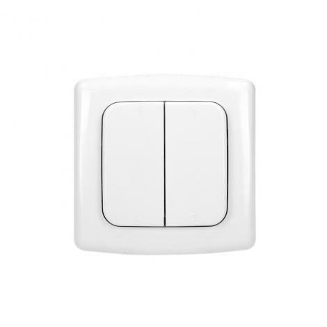 ORNO SMART HOME DOPPEL-AUFPUTZSCHALTER MIT FUNKSENDER