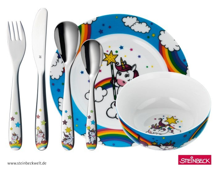 WMF Kinderset 6-teilig Disney Einhorn