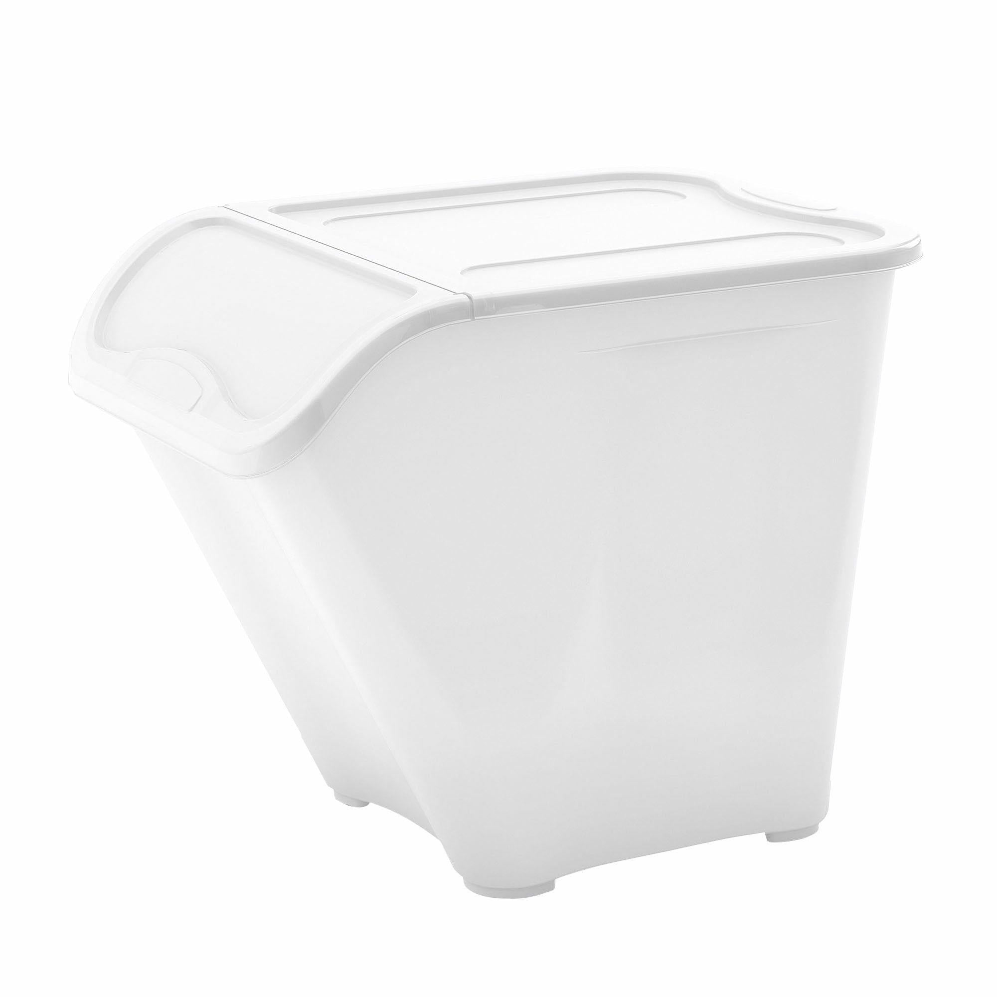 KETER RESOLUTION BIN ALL IN BOX XL 55L MILCHWEISS
