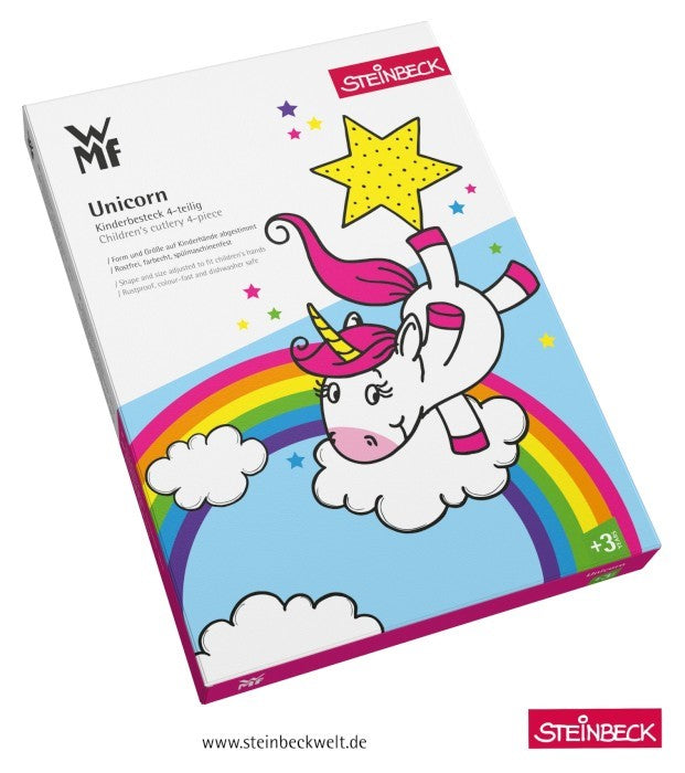 WMF Kinderbesteck 4-teilig. Einhorn