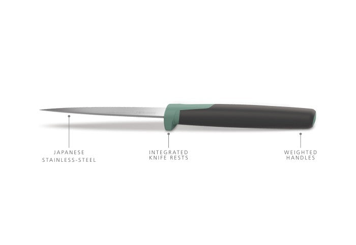 JOSEPH JOSEPH 5-teiliges Messerset mit Drehständer Elevate Sage