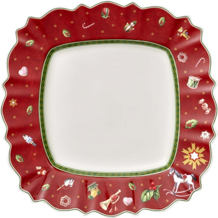 VILLEROY & BOCH Speiseteller Toy's Deli Rot
