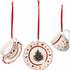 VILLEROY & BOCH Porzellangeschirr Baumschmuck Toy's Delight 3 tlg.