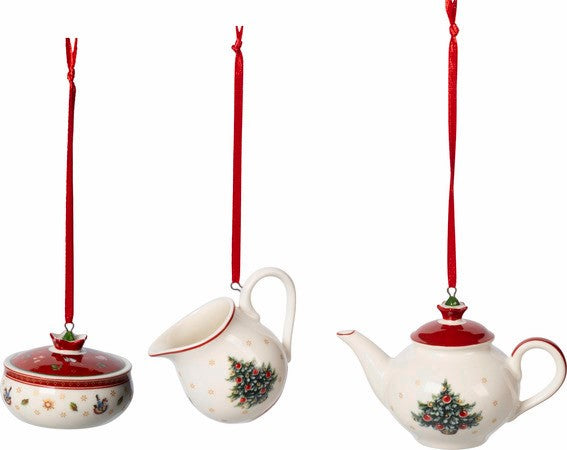 VILLEROY & BOCH Kaffee Set Baumschmuck Toy's Delight 3 tlg.