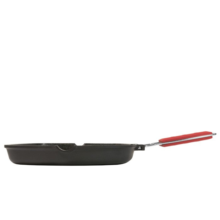 MONETA Grillpfanne mit abnehmabaren Griff Induktion 24 cm