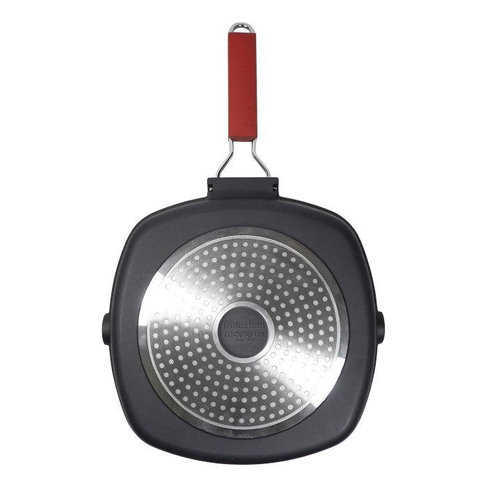 MONETA Grillpfanne mit abnehmabaren Griff Induktion 24 cm