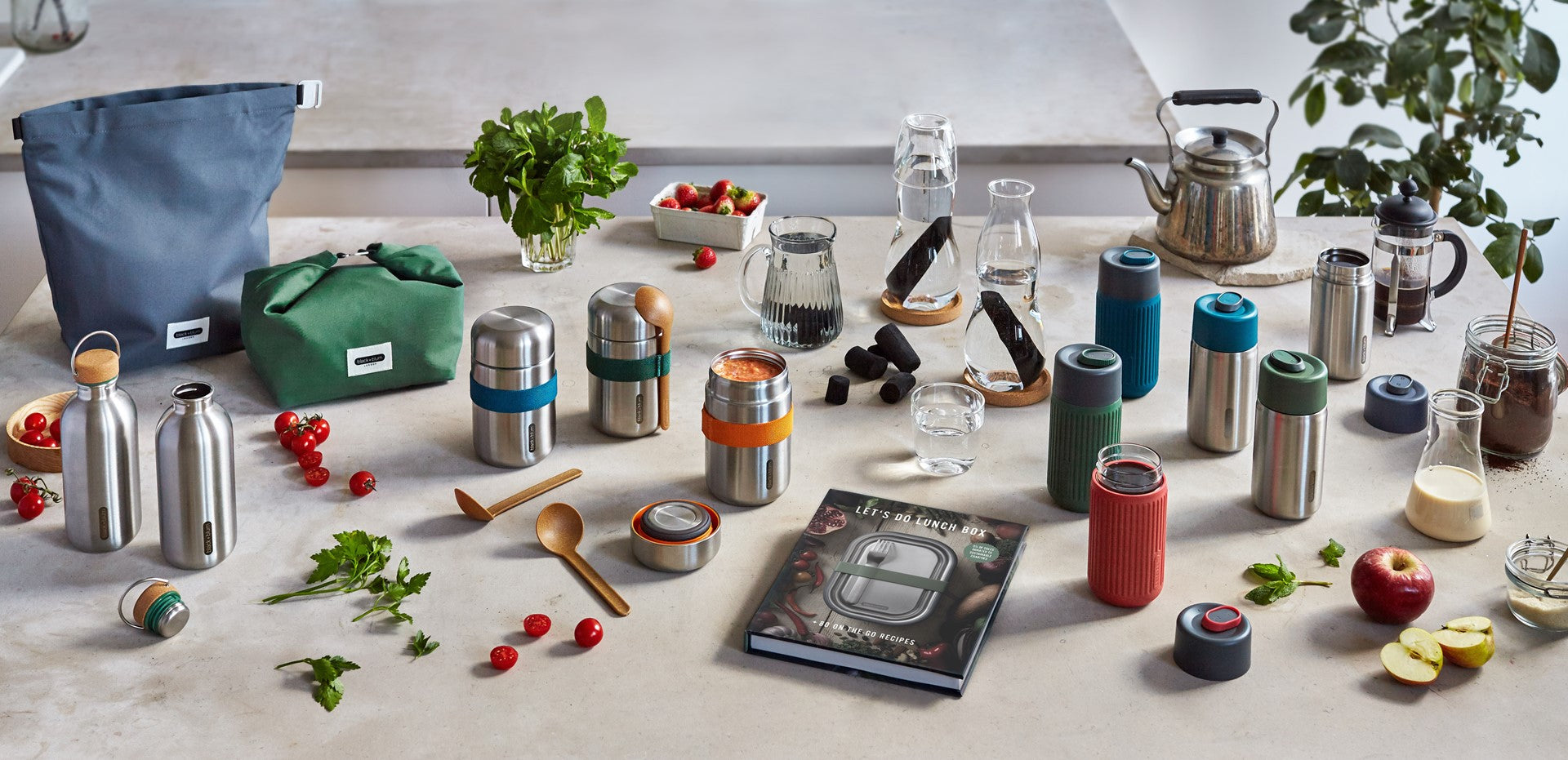BLACK+BLUM Lunchbag Schiefer