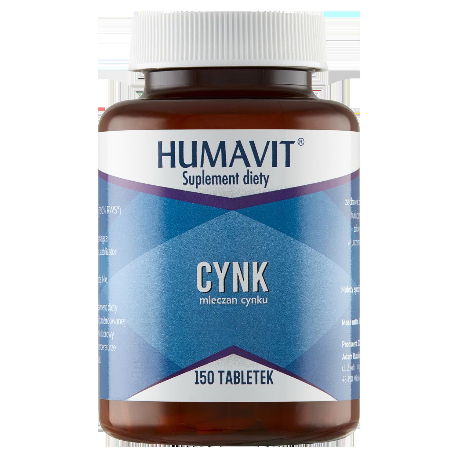 GOLDSTUDIO - Humavit Zink, 150 Tabletten