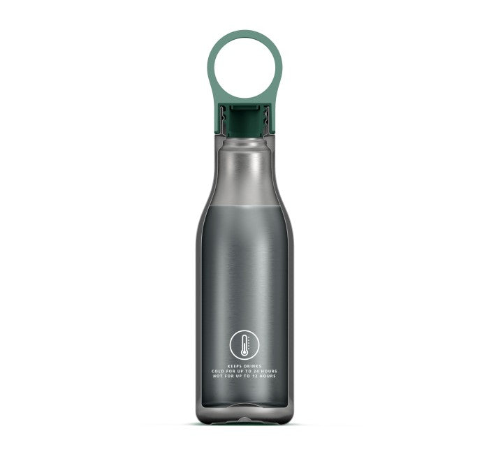 JOSEPH JOSEPH Thermosflasche aus Edelstahl LOOP 500 ml Grün