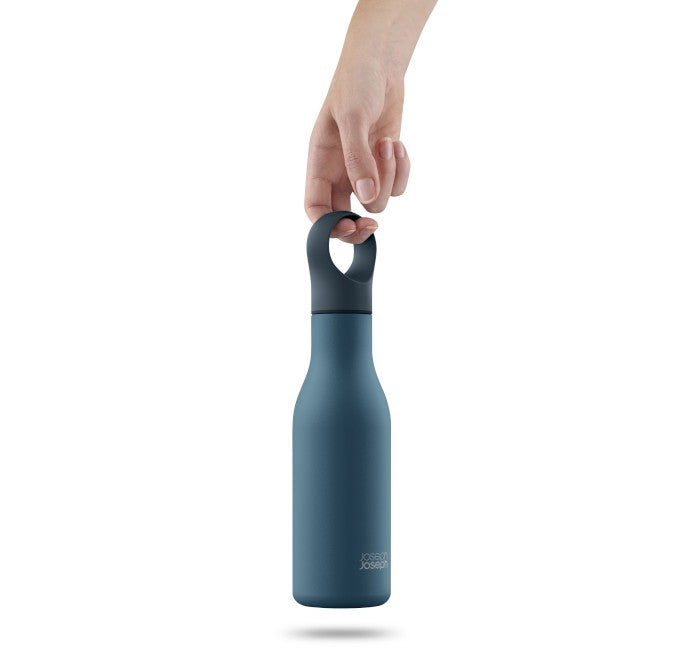JOSEPH JOSEPH Thermosflasche aus Edelstahl LOOP 500 ml Blau