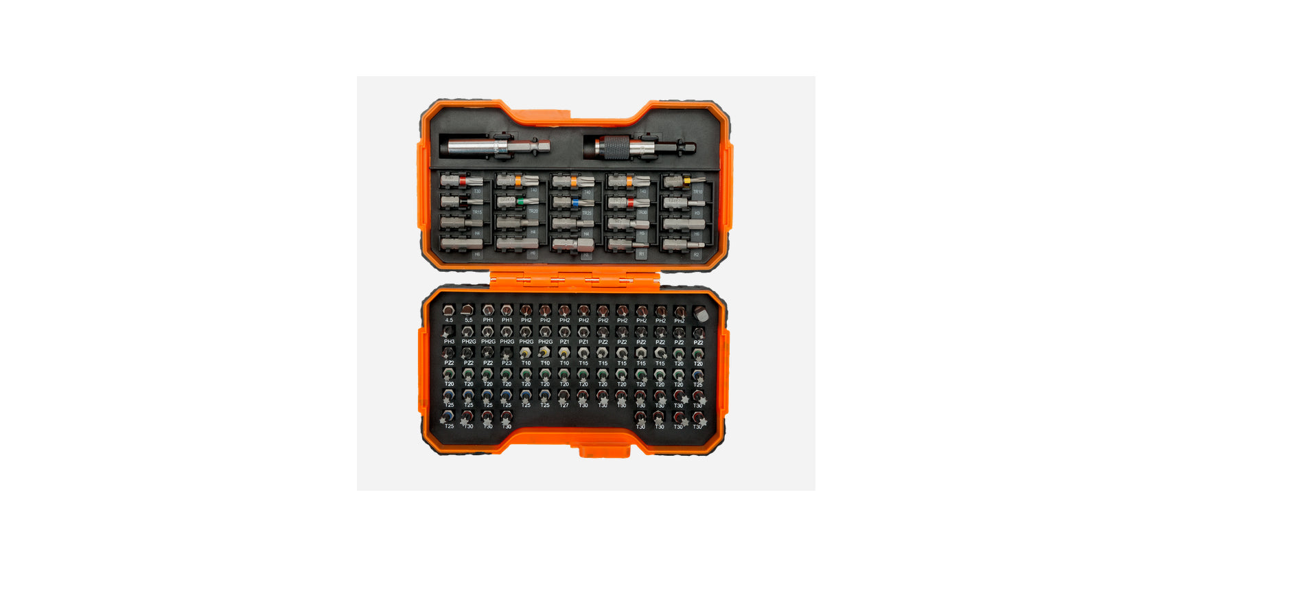 BAHCO SET AUS SPITZEN UND BITS 100 Stk.