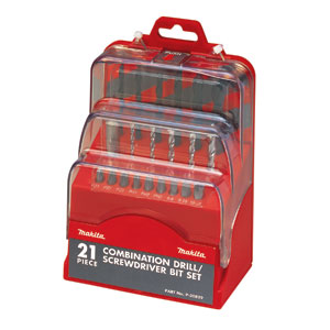 MAKITA BOHRER- UND BITS-SET 21-teilig P-30829