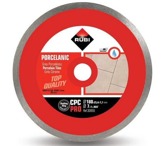 RUBI DIAMANTSCHEIBE CPC 180 x 25,4 mm PRO FÜR PORZELLANFLIESEN