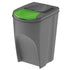 KEDEN SORTIBOX MÜLLBEHÄLTER 35L SET 3 – STEINGRAU