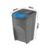KEDEN SORTIBOX MÜLLBEHÄLTER 35L SET 3 – STEINGRAU