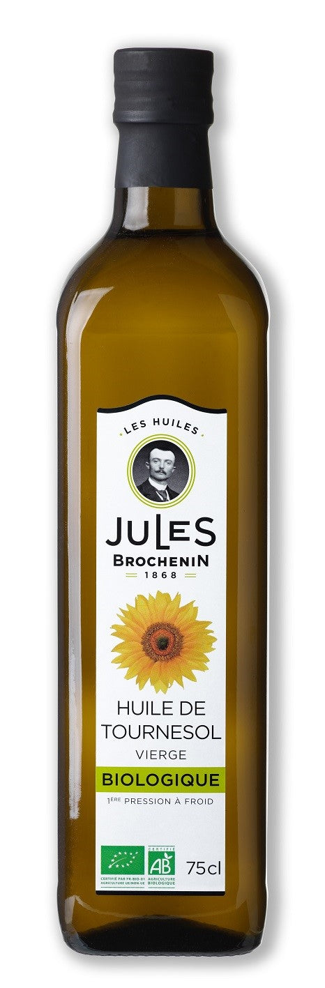 NATÜRLICHES BIO-SONNENBLUMENÖL 750 ml - JULES BROCHENIN