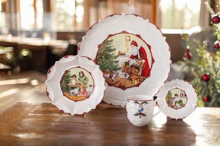 VILLEROY & BOCH Teller Weihnachtsmann mit Kindern Toy's Fantasy