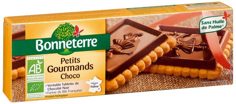 Kekse mit dunkler Schokolade aus biologischem Anbau, 150 g – BONNETERRE