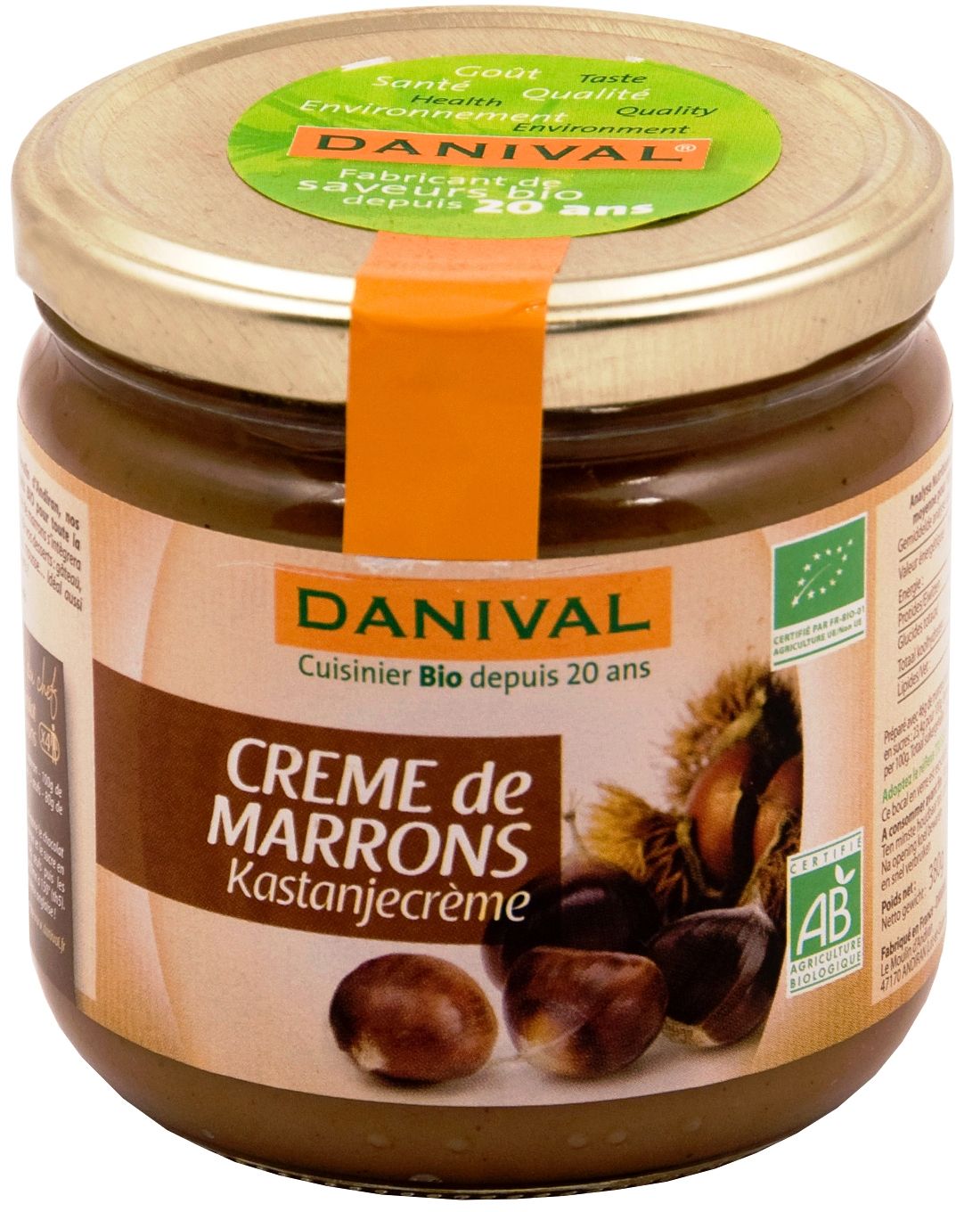 BIO-KASTANIENCREME 380 g - DANIVAL
