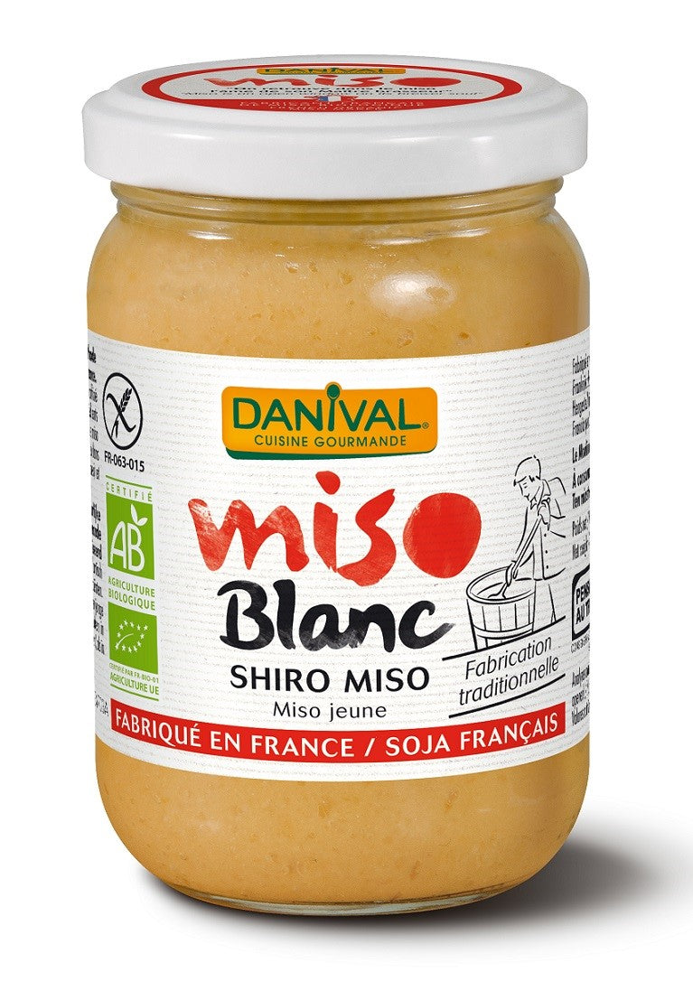 WEISSES SHIRO MISO (REIS- UND SOJAPASTE) GLUTENFREI BIO 200 g - DANIVAL
