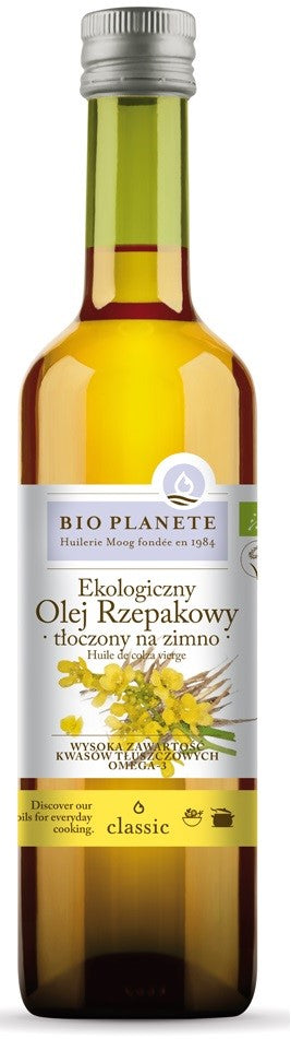 KALTGEPRESSTES RAPSÖL, BIO 500 ml - BIO PLANETE