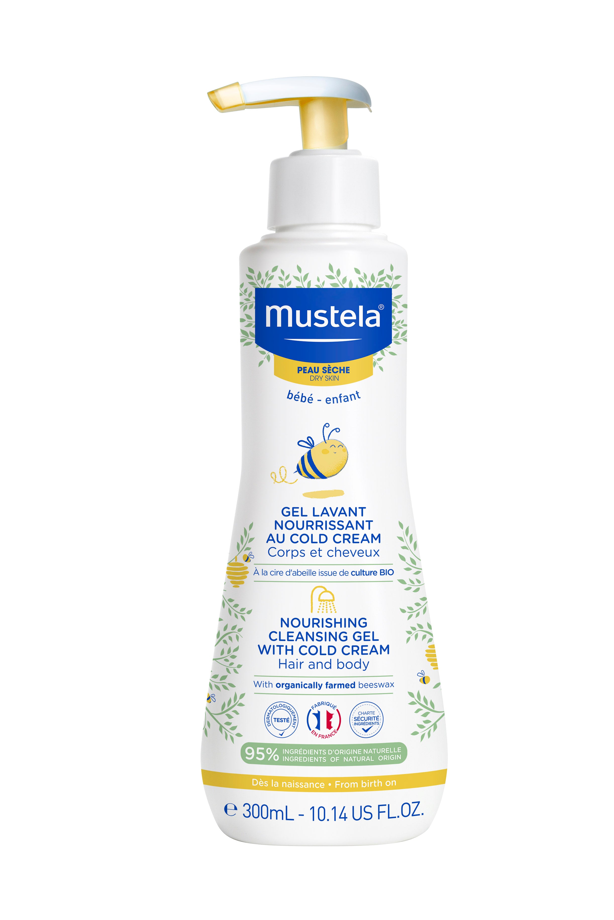 LABORATOIRES EXPANSCIENCE - Mustela, Pflegendes Waschgel mit Kaltcreme, 300 ml
