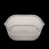 ZIP TOP Ovaler Snack-Behälter DISHES L Grau