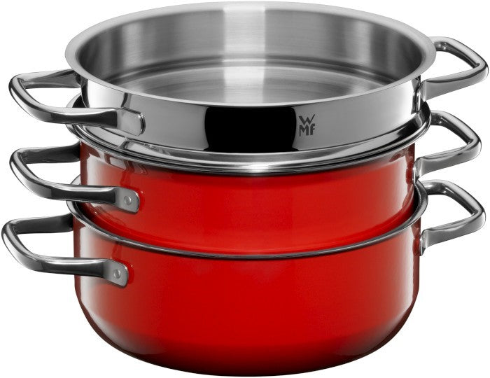 WMF MF Topfset FTec Compact 3-tlg. rot