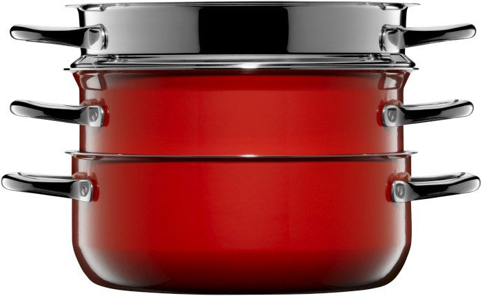 WMF MF Topfset FTec Compact 3-tlg. rot