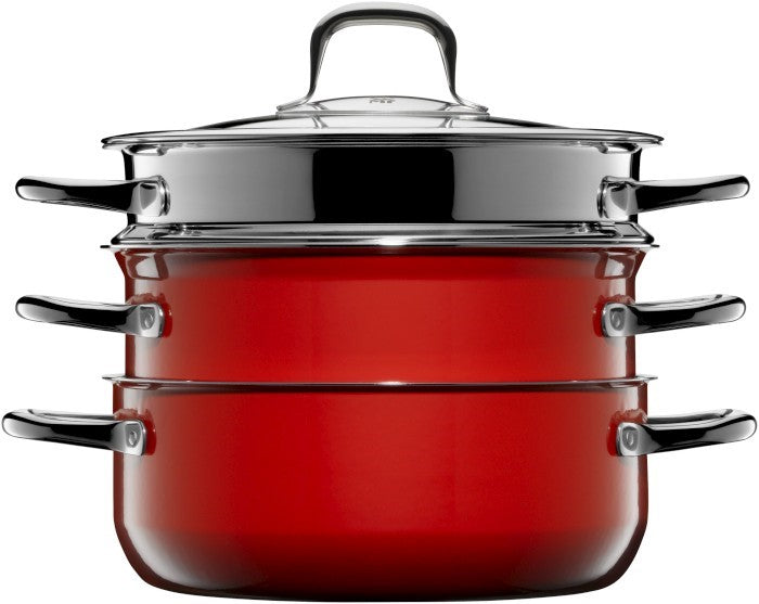 WMF MF Topfset FTec Compact 3-tlg. rot