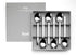 MEPRA STILE BY PININFARINA Kaffeelöffel Set Stile Gift Oro Nero 6 Stk.