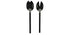 MEPRA STILE BY PININFARINA Salatbesteck Set Stile Box Oro Nero 2 tlg.