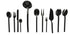 MEPRA STILE BY PININFARINA Salatbesteck Set Stile Box Oro Nero 2 tlg.